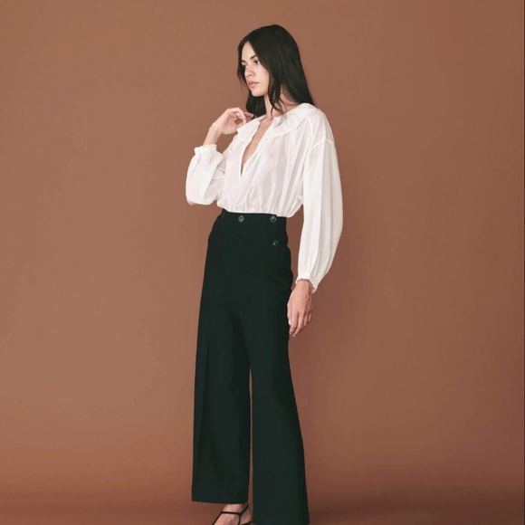 Doen White Ruffled Blouse - Picture 7 of 11